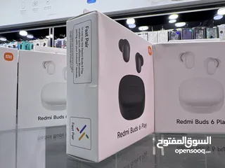  3 MI Buds 6 Play ( redmi ) سماعات شاومي الاصلية بودز 6 بلي الجديدة كليا بسعر اقتصادي و مواصفات ممتازة