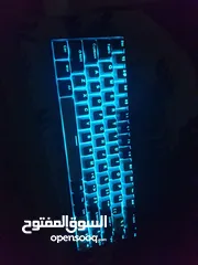 1 كيبورد مستعمل سويتش ازرق الكيبورد  وكاله