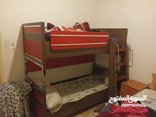  2 تخت طابقين مستعمل ولادي للبيع ممتاز بحالي جيدة بس 220 مع التوصيل