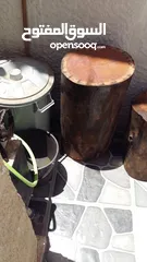  4 جذوع خشبية من شجر الكينيا / 4 قطع
