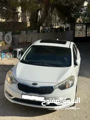  16 كيا k3 سيراتو 2014 مع فتحة سقف نخب بنزين
