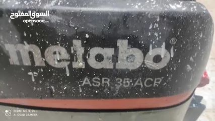  2 مكنسة metabo ميتابو الالمانية صناعية لاستعمالات الورش لشفط الغبار في الورش و تشفط ماء ايضا