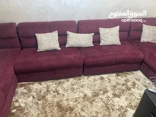  3 طقم كنبايات حرف U