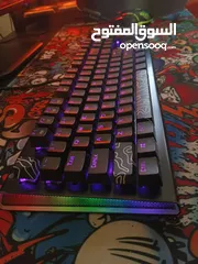  3 كيبورد ميكنكل بلو سويتش redragon نظيف