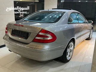  8 مرسيدس CLK 2005 عداد 18 الف كيلو مخزنه وارد شركه توفيق غرغور فحص كامل مالك اول