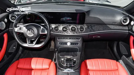  9 MERCEDES-BENZ E400 CONVERTIBLE 2018 US SPEC