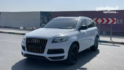  2 Audi Q7, 2014Model, خليجي. 45 TFSI Design quattro (333 HP) V6 Full Option