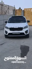  1 كيا سيورينتو 2016 دهان شركه بالكامل  تأمين وترخيص جديد  إمكانية قبول دفعه كبيره مع شكات شخصيه