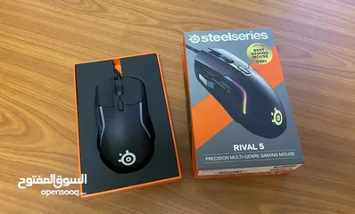  3 Steelseries Rival 5, Precision Multi-Genre Gaming Mouse ... ماوس جيمنج إحترافي