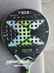  3 Nox AT10 Genius 12K (Used) مضرب بادل نوكس مستعمل