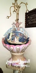  2 fountain italy Porcelain Capodimonte water with lights for Home-Garden-Office WhatsAp in description