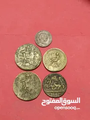  2 عملات قديمه لهواة العملات