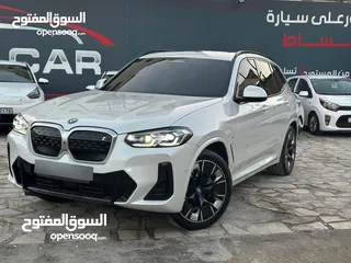  2 BMW ix3 2024 أقساط بدفعة أولى تبدأ من 6500 تسليم مفتاح وقسط شهري يبدأ من 490