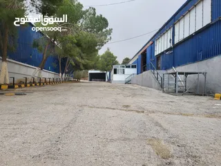  12 هنجر للإيجار صناعي عمان - عين الباشا مساحات من 400م2 الى 4700م2 صناعات خفيفه ومتوسطة هناجر ومستودعات