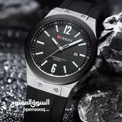  1 ساعات يد رجالي CURREN  المضيئة