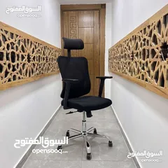  30 كرسي مكتب مريح، كرسي كمبيوتر شبكي بمسند ظهر مرتفع، ومسند رأس قابل للتعديل ومسند ذراع معدني، كراسي