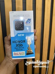  1 Honor X5b ram 8gb memory 64 gb new