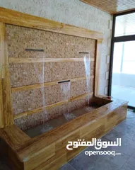  1 فاير بليس ورق جدران والشيبورد وبانوهات وجبسن بورد شلالات بارجولا نوافير بديل الرخام وبديل الخشب والق