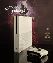  6 Xbox one s 1000 giga بحاله الوكاله مع اشتراك قيم باس التميت شهر