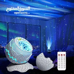  5 جهاز بيضة الديناصور مع اضائة ليزرية وصورت مدمج