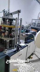  3 ماكينة صناعة اكواب ورقية حجم 6 اوز
