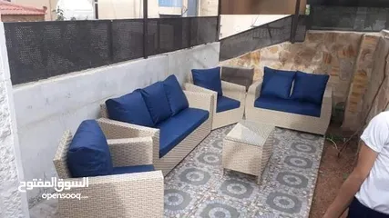 24 تفصيل اغطية و كفرات لاطقم الرتان والمراجيح الايطالي و عش البلبل والاثاث الخارجي من الشتاء والمطر