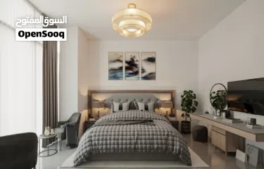  9 متوفر شقه للبيع غرفه وصاله وغرفه خادمه بالجميرا تشطيب سوبر بأقل سعر واسهل طرق السداد