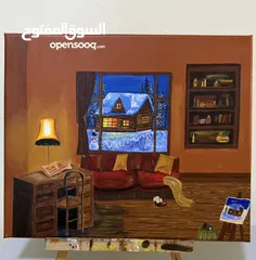  1 Original Artwork, Acrylic Painting. (Canvas Size:- 25x30cm)