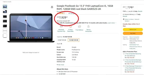  8 Google Pixelbook GO (16gb ram) Core i5 TouchScreen - Slimmer than Macbook Air PRO chromebook laptop