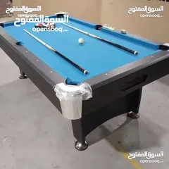  3 طاولة بلياردو خشب (حجم 7 قدم و 8 قدم)