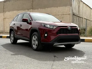  10 تويوتا راف فور ((2021)) فورويل، بطارية ليثيوم، فحص كامل، حرة، بحالة الوكاله، بسعر مغري..