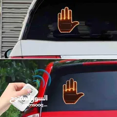 2 ضو سيارة شكل كف