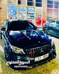  8 مرسيدس بنز C350e - غرغورية - نايت باكج C63 Kit  Stage 1 + RaceChip - GTSBlack