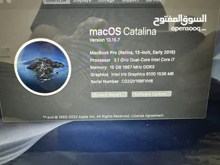  2 Macbook Pro 13 i7