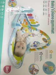  1 بيانو اطفال لعبة -  Baby piano’s gym mat