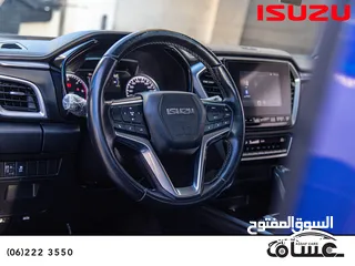  8 Isuzu D-Max 2022 Ls   البكب وارد و كفالة الشركة و قطع مسافة 74,000 كم فقط