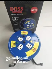  2 كيبل كهرباء 50 متر و 25 متر