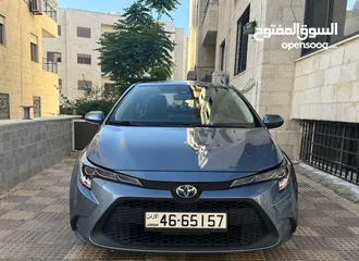  4 تويوتا كورولا 2022 XLE فحص كامل فل كامل جلد تدفئة شاحن وايرلس كراسي كهروباء ياباني بطارية ليثيوم