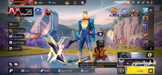  1 حساب فري فاير free fire مستوى 50