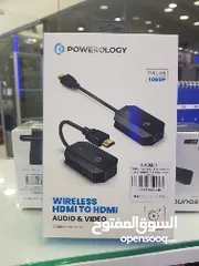  1 Powerology Wireless hdmi to hdmi audio & video plug&play