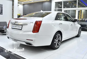  5 Cadillac CTS 3.6 ( 2016 Model ) in White Color GCC Specs