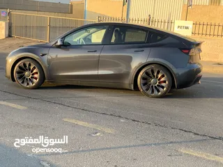  7 Tesla Y Performance 2021 صنف رياضي فحص كامل