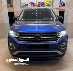  1 فولكس فاجن T-cross موديل 2021 للبيع  دفعة وشيكات شخصية بدون بنوك ولا كفلاء