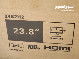  5 24'' INC Gaming Monitor FHD IPS Display Refresh Rate: 100 Hz , 4ms