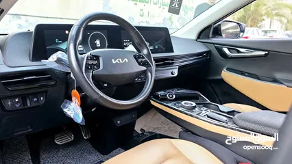  23 2022 كيا ايفي 6 وارد كوري فل كامل ما عدا بانوراما مميزة جدا دفع رباعي بطارية كبيرة