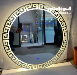 21 زجاج مرايا سيكوريت تفصيل وتركيب جميع انواع الزجاج وديكورات مرايا المداخل مع الاضاءة