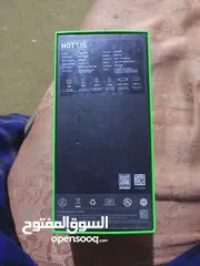  6 تليفون انفنكس هوت 11s   شغال بحال الوكاله ولا غلطه معو أغراضو كامله
