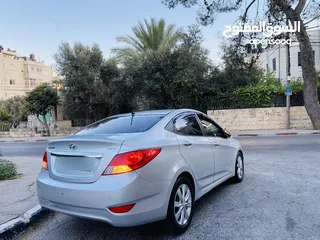  3 هونداي اكسنت 2014 فل اوتماتك 4 غيار بنزين اصل كوررري ترخيص وتأمين شامل  الله يبارك ..