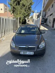 1 هيونداي اكسنت 2009 في حاله ممتازه .