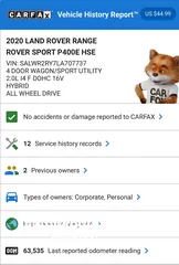  30 Range Rover Sport Hybrid Plug  لون كحلي مميز in 2020